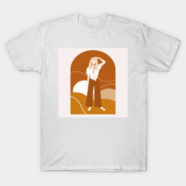 beach walk T-Shirt by NJORDUR